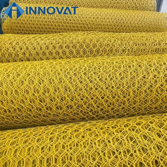 Rollo de malla de alambre hexagonal de gallinero de alta resistencia para pollos y mascotas